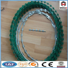 pvc coated razor barbed wire hot sale